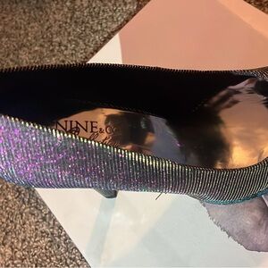 Nine & Co. Purple Heels with Elegant Design